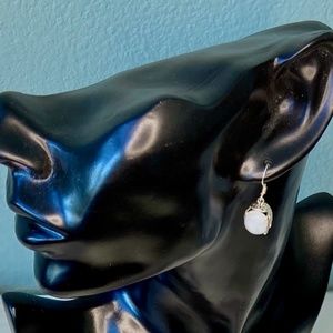 SALE Sterling Silver Moonstone Earrings